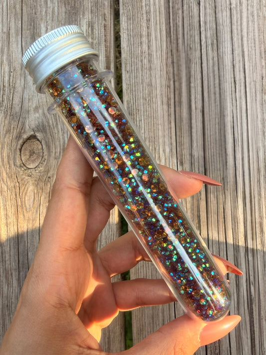 Fioles de strass à coller - Brun noisette AB Transparent - 3 mm