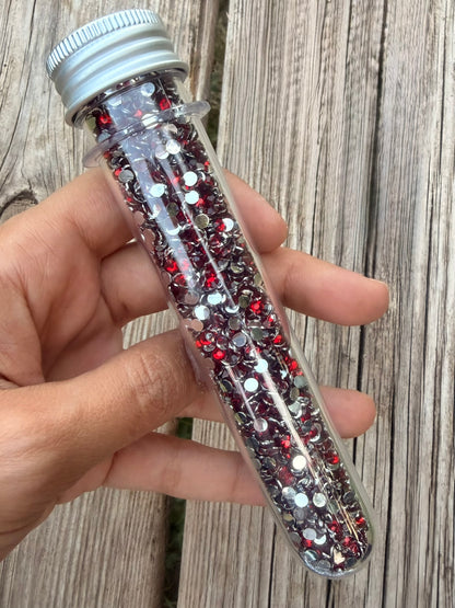 Rouge rubis silver